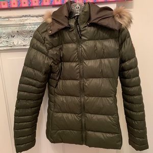 Canada Goose jacket with fur collar.